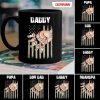 Personalized Dad With Kids Hand To Hand Family Coffee Mug, HN590 890969
