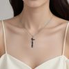 Personalized Embrace Couple Necklace Set