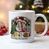 Personalized Farmhouse Couple Mug with Optional Pet Dog Cat, Christmas Gift for Him, Gift for Her