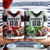Personalized Football Team Pride Mug With Jersey and Helmet - Personalized Custom Coffee Mug - SPORT041_MG