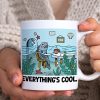 Personalized Funny Burning Coffee Mug 03ohtn020124 Everything Is Fine