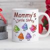 Personalized Funny Gifts For Mom/Dad Coffee Mug 05katn050225 Mommy's Little Sh*ts