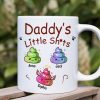 Personalized Funny Gifts For Mom/Dad Coffee Mug 05katn050225 Mommy's Little Sh*ts