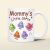 Personalized Funny Gifts For Mom/Dad Coffee Mug 05katn050225 Mommy's Little Sh*ts