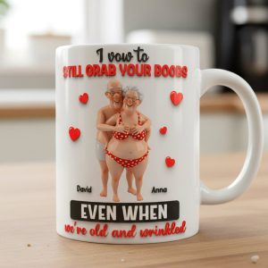Personalized Funny Gifts For Old Couple Coffee Mug 05natn041225
