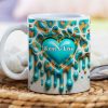 Personalized Gift For Couple Coffee Mug 3D Heart