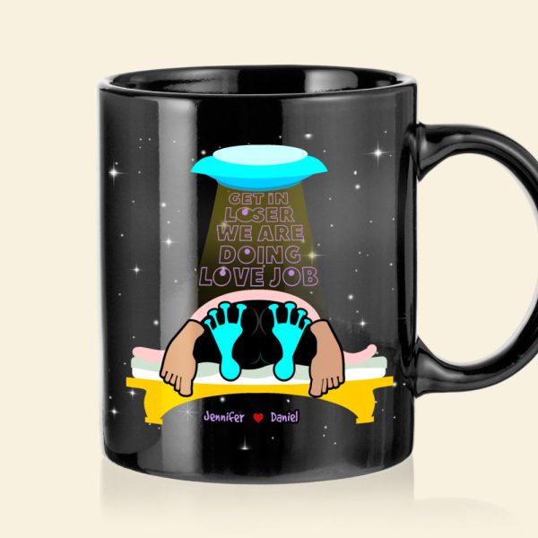 Personalized Gift For Couple Mug Get In Loser