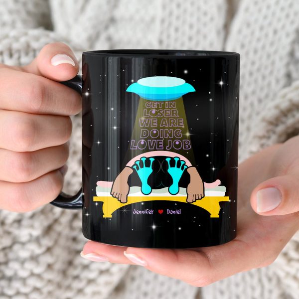 Personalized Gift For Couple Mug Get In Loser