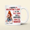 Personalized Gift For Couple Mug Happy Valentine's Day