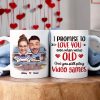 Personalized Gift For Couple Mug I Promise To Love You