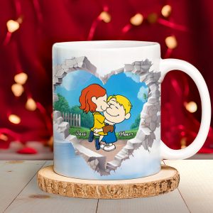 Personalized Gift For Couple Valentine Mug Cartoon Couple 01OHLU191224HG