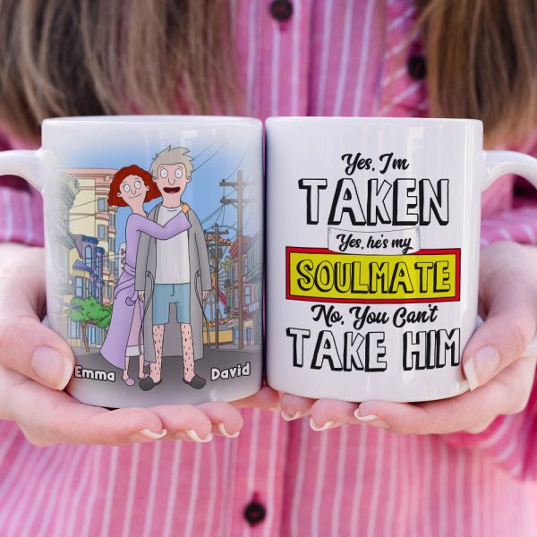 Personalized Gift For Couple White Coffee Mug My Soulmate 03OHLU110125HG