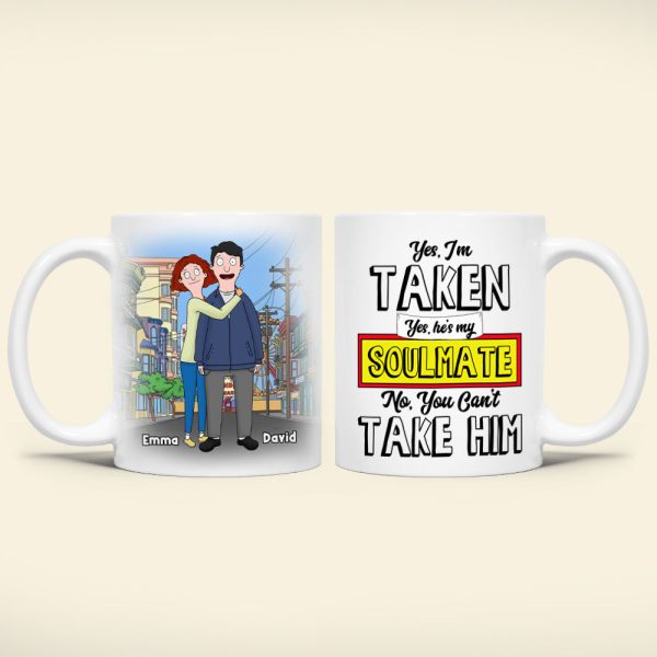 Personalized Gift For Couple White Coffee Mug My Soulmate 03OHLU110125HG
