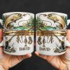 Personalized Gift For Fishing Enthusiasts With Fisherman And Lures - Personalized Custom Coffee Mug - FISH021_MG