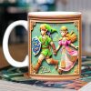 Personalized Gift For Game Loving Couple White Mug, Adventurer & His Princess 04QHDT231224