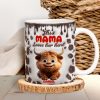 Personalized Gift For Highland Cow Mom Inflated Coffee Mug 04KALU200225