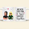 Personalized Gift For Long Distance Relationship White Mug 04TOQN231124PA