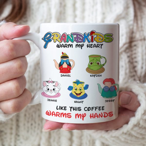 Personalized Gift For Mom Coffee Mug Kids With Warm Heart 02OHLU100125