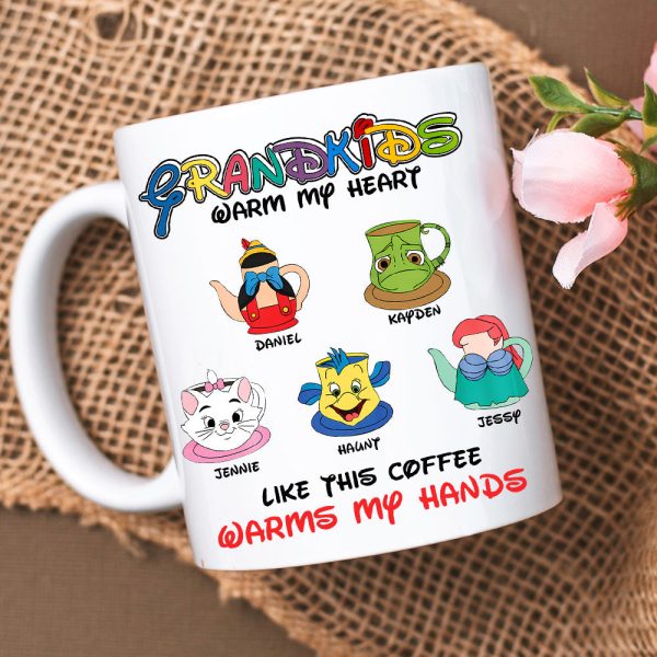 Personalized Gift For Mom Coffee Mug Kids With Warm Heart 02OHLU100125