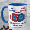 Personalized Gifts For American Football-loving Couple Coffee Mug 03hupu230125hg