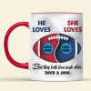 Personalized Gifts For American Football-loving Couple Coffee Mug 03hupu230125hg