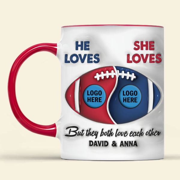 Personalized Gifts For American Football-loving Couple Coffee Mug 03hupu230125hg