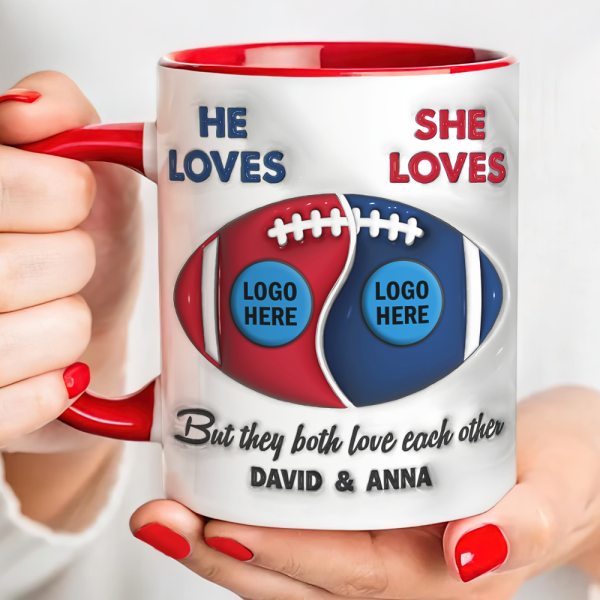 Personalized Gifts For American Football-loving Couple Coffee Mug 03hupu230125hg