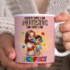 Personalized Gifts For Autism Kid Mug, God Protect Him/ Her In His Arms 01qhtn050325