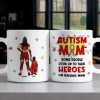 Personalized Gifts For Autism Mom Coffee Mug Mother's Day Super Mom And Kids 041TOMH240225PA