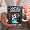 Personalized Gifts For Book Lovers Coffee Mug And She Lived Happily Ever After