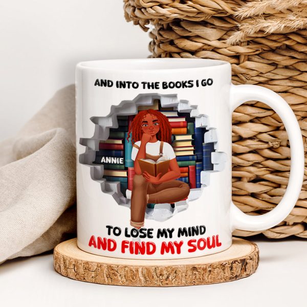 Personalized Gifts For Book Lovers Coffee Mug Reading Book Girl 03KALU040125PA