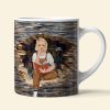 Personalized Gifts For Book Lovers Coffee Mug Reading Girl