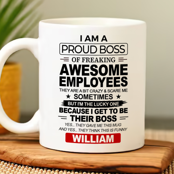 Personalized Gifts For Boss Coffee Mug 03acpu101224
