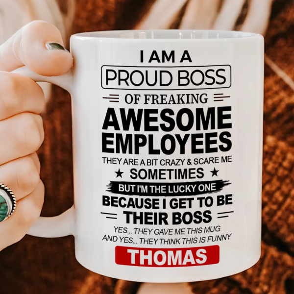 Personalized Gifts For Boss Coffee Mug 03acpu101224