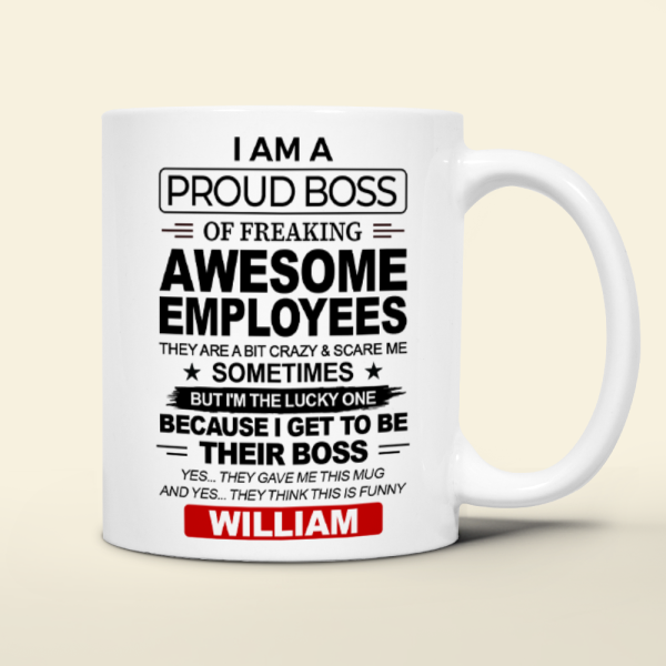 Personalized Gifts For Boss Coffee Mug 03acpu101224