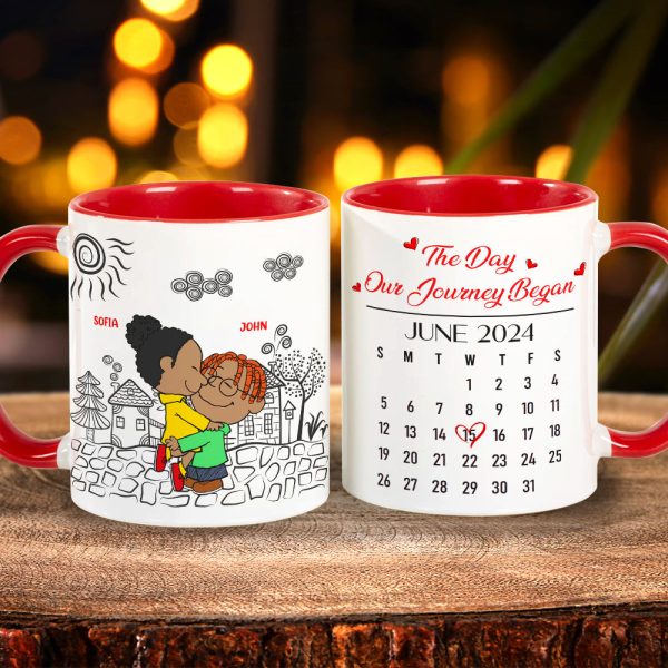 Personalized Gifts For Cartoon Lover Accent Mug Couple Journey 05XQMH111224HHHG