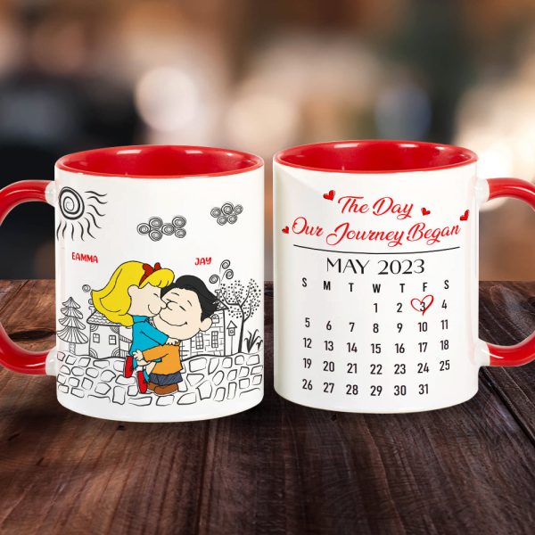 Personalized Gifts For Cartoon Lover Accent Mug Couple Journey 05XQMH111224HHHG