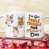 Personalized Gifts For Cat Lovers Coffee Mug Triple Trouble