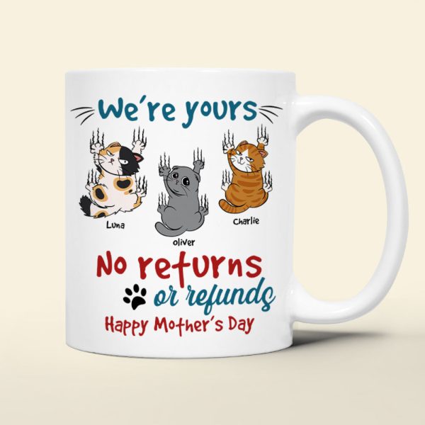 Personalized Gifts For Cat Mom Coffee Mug 02KAQN120424 Mother's Day