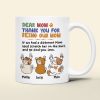 Personalized Gifts For Cat Mom Coffee Mug Thank You For Being Our Mom