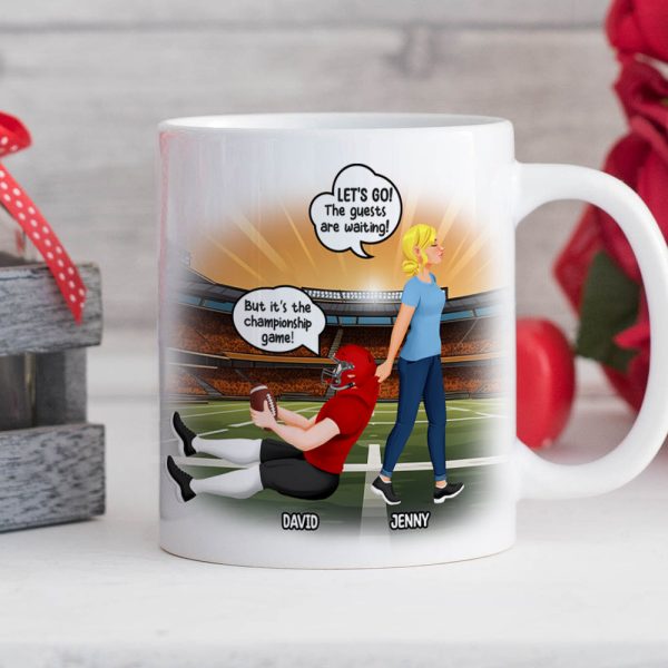 Personalized Gifts For Couple American Football Coffee Mug 05totn121224pa