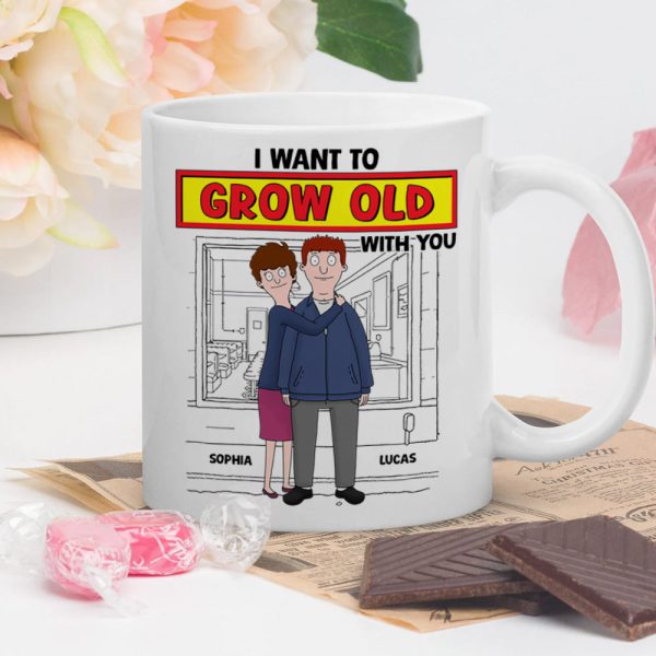 Personalized Gifts For Couple Coffee Mug 04xqtn271224hg I Want To Grow Old With You
