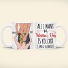 Personalized Gifts For Couple Coffee Mug All I Want For Valentine's Day Is You