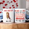 Personalized Gifts For Couple Coffee Mug All My Thoughts Involve Me And You 02OHPU120124
