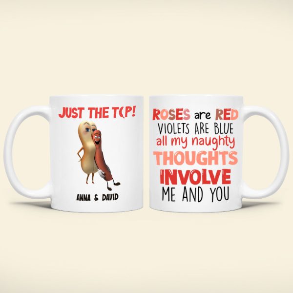 Personalized Gifts For Couple Coffee Mug All My Thoughts Involve Me And You 02OHPU120124