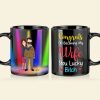 Personalized Gifts For Couple Coffee Mug Congrats On Becoming My Wife You Lucky 03OHMH060225HG