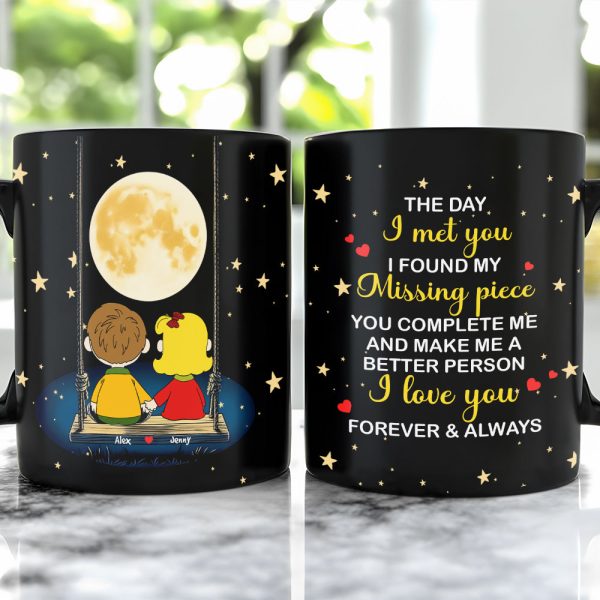Personalized Gifts For Couple Coffee Mug Couple Backview 03XQMH020125HG