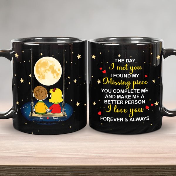 Personalized Gifts For Couple Coffee Mug Couple Backview 03XQMH020125HG