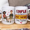 Personalized Gifts For Couple Coffee Mug Couple Fart Together 04OHQN110225PA