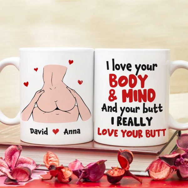 Personalized Gifts For Couple Coffee Mug I Love Your Body And Mind